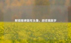 解锁原神新年头像，迎祥瑞新岁