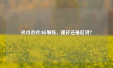 极难游戏2破解版，捷径还是陷阱？
