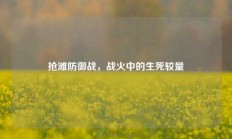 抢滩防御战，战火中的生死较量