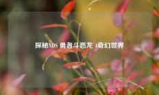 探秘NDS 勇者斗恶龙 4奇幻世界