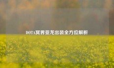 DOTA冥界亚龙出装全方位解析