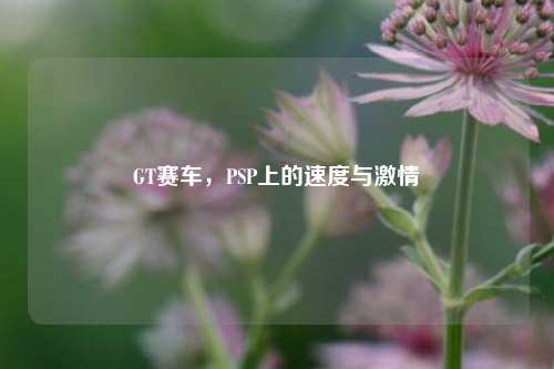 GT赛车，PSP上的速度与激情