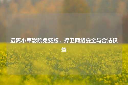 远离小草影院免费版，捍卫网络安全与合法权益