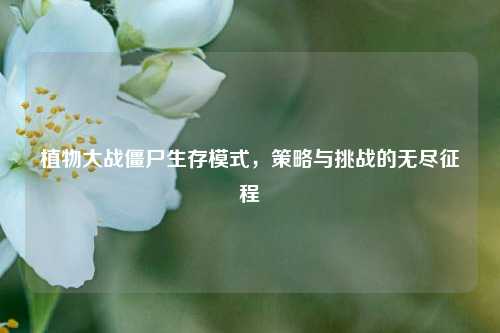 植物大战僵尸生存模式，策略与挑战的无尽征程